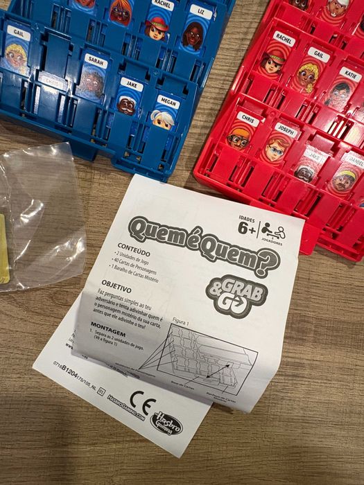 Quem é Quem jogo tabuleiro Versão Grab & Go