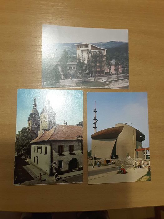 Pocztówki PRL Nowy Sącz, Kraków, Piwniczna