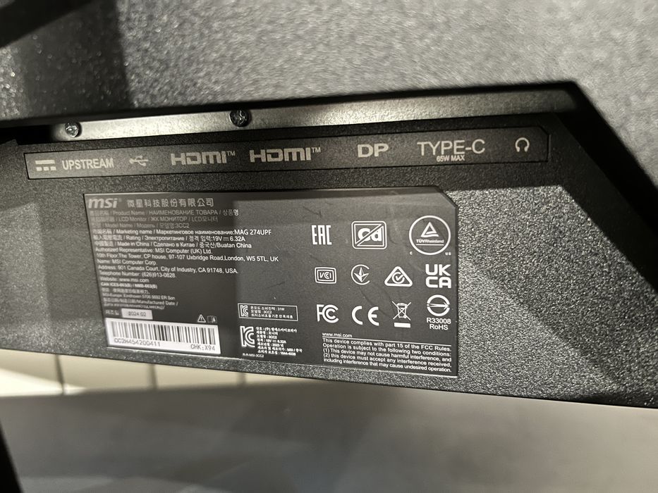 Monitor Msi mag 274upf 27