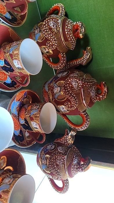 Piekny serwis  kawiwy .herbaciany Japonski dla 6 osób