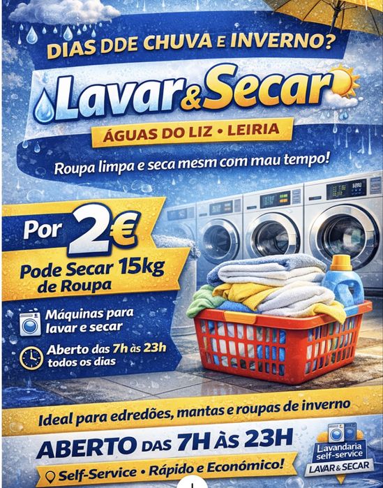 Servicos  lavandaria aguas do liiz