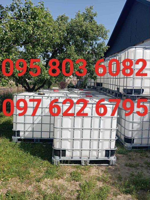 Єврокуб. Бочка пластикова на 1000 л. м. Калуш