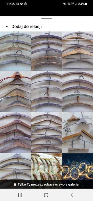 Stare drewniane wieszaki(ramiączka) antyki sprzed 1939r,super kolekcja