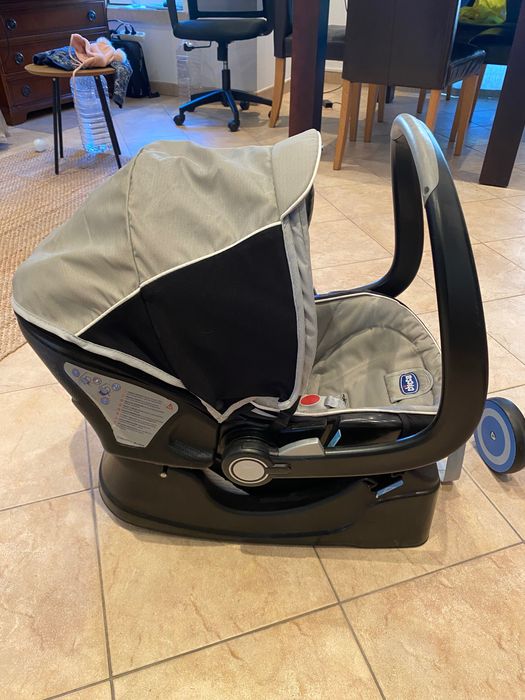 Sistema Trio da Chico - Carrinho, Ovo com plataforma isofix e alcofa