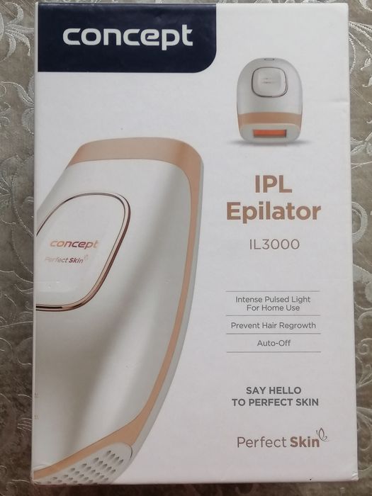 Concept IL3000 IPL Perfect Skin, епілятор для тіла обличчя, бікіні.