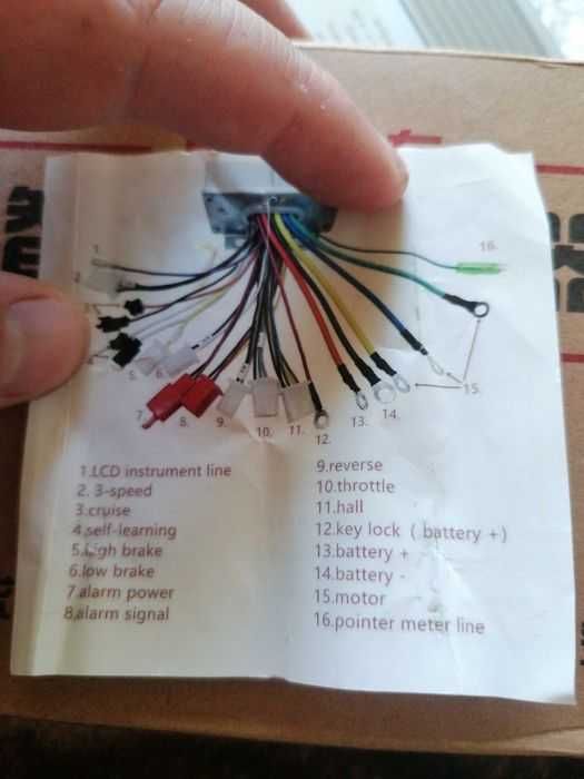 Sterownik rower 72v 500w