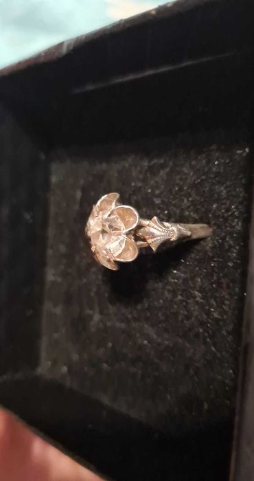 Кольцо серебро 875 проба звезда СССР . Размер 21,5