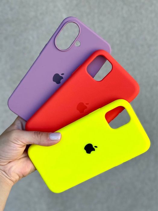 Чохол на Айфон 16 про та інші, силіконовий silicone case pro max