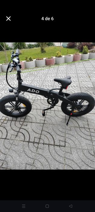 Bicicleta elétrica como nova