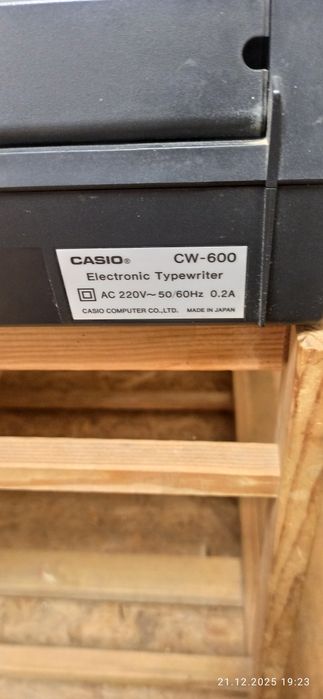 электронная печатная машинка Сasio cw 600