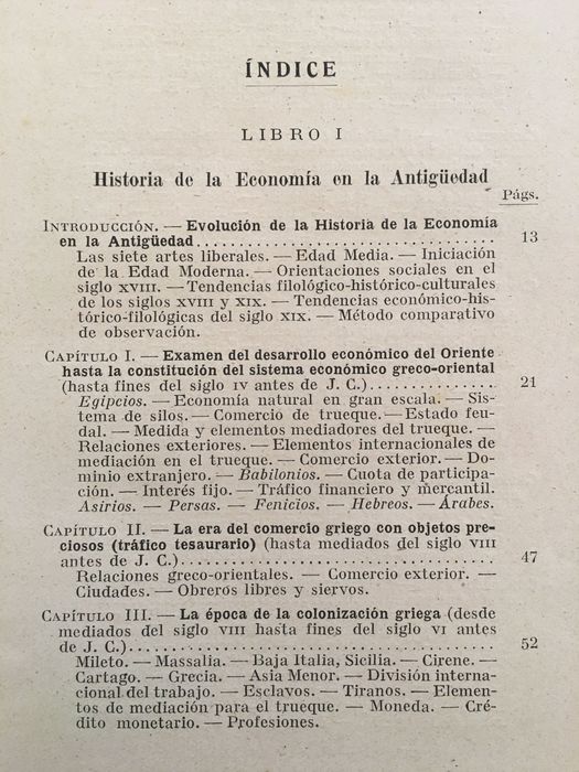 Historia del Comercio/ Historia Económica/ Geografia Económica
