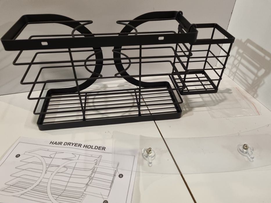 Suszarkę Weldun - uchwyt na suszarke-  grzebieni - nozyczki