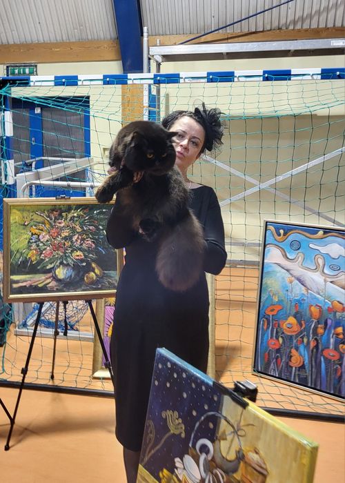 Czarny kocurek Scottish Straight