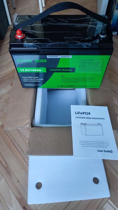 Akumulator lifepo4 12 v 100 Ah.