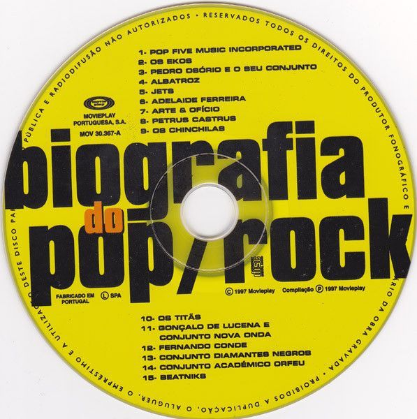 CD duplo Biografia do Pop/Rock - Vários