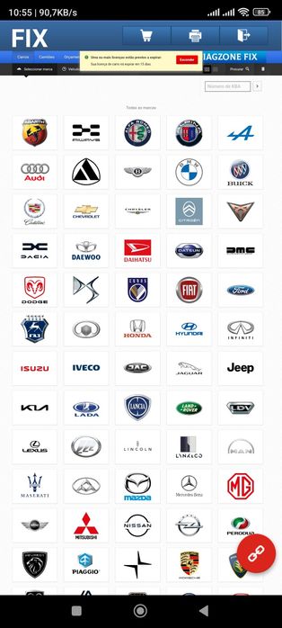 Diagnóstico auto Launch x431 diagzone