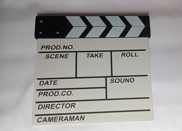 Хлопушка (кинохлопушка) белая 27,5 х 30 см.