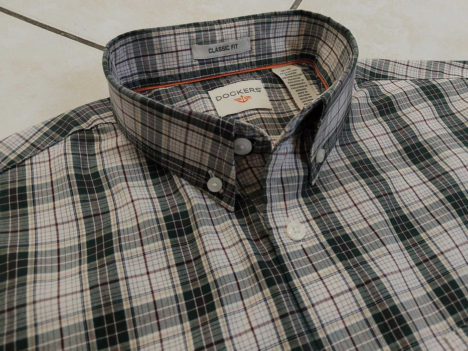 DOCKERS by Levis USA - NOWA! z LOGO Koszula Męska rozmiar L