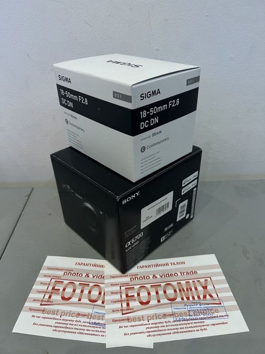 SONY Alpha a6700 Body/Kit Black. Нові. Гар. 24 міс.