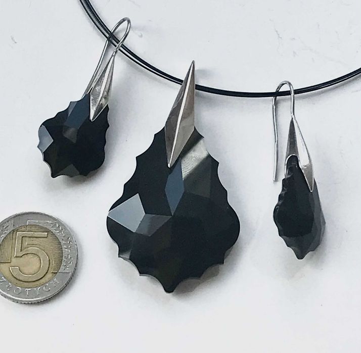 Naszyjnik i kolczyki kryształ Swarovskiego z kolekcji W.KRUK