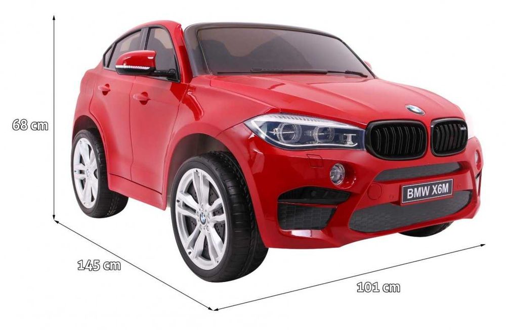 Auto samochód BMW X6M 240W dwuosobowe na akumulator Lakierowane