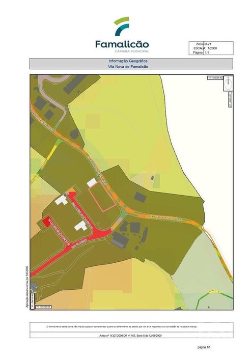Terreno para construção em Joane de 391,00 m2