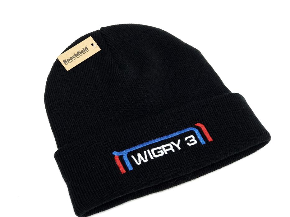 NOWA Czapka Wigry 3 Romet ZZR PRL zimowa czarna unisex