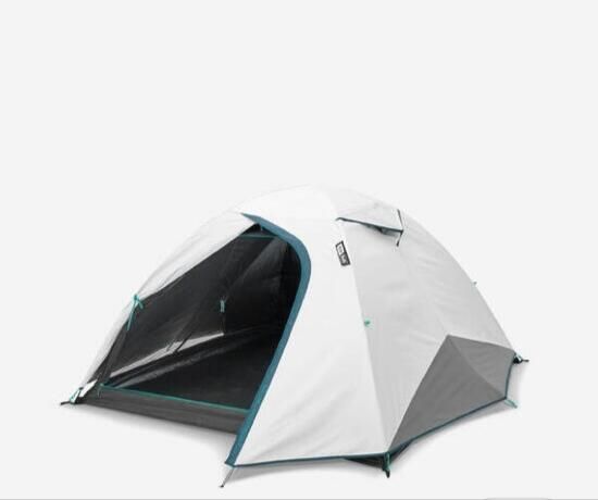 Tenda de campismo 3 pessoas,. MH100 Fresh & Black