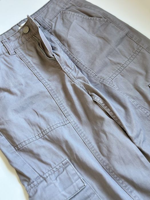 Сірі штани карго жіночі брюки джинси