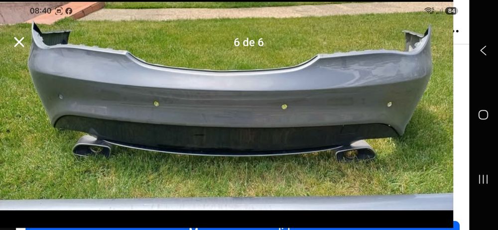 Para-choques traseiro embaladeiras e ponteiras mercedes cla 200