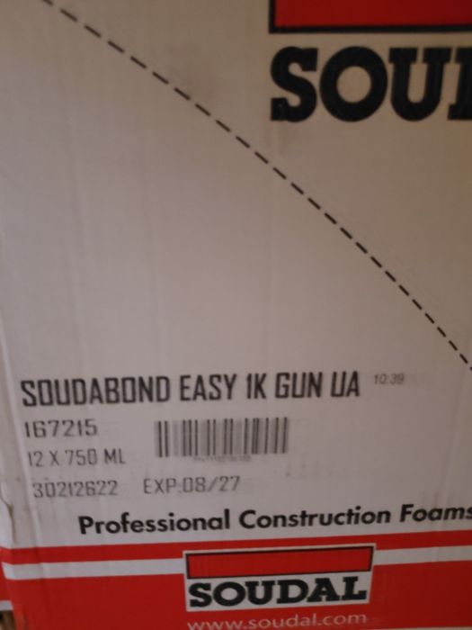 клей-піна soudal soudabond easy