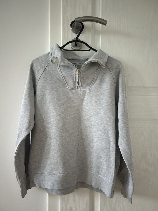 Bawelniana bluza polo na zamek