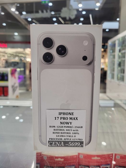 Iphone 17 Pro Max 256GB NOWY Telakces Felicity *Raty 0%