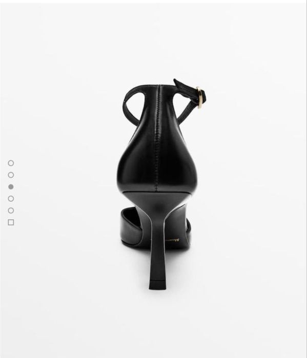 Шкіряні туфлі Massimo Dutti, р. 39