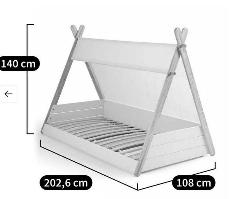 Cama tipi montessori