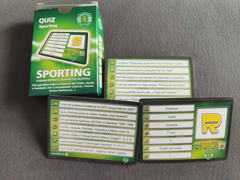 Quiz Sporting clube de Portugal