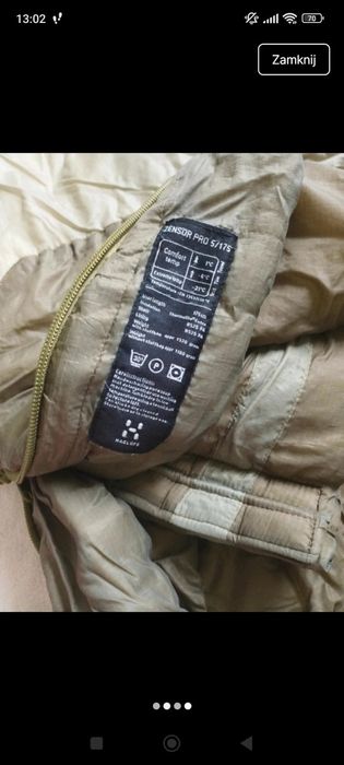 Sprzedam śpiwór Haglöfs Zensor Pro 5 typu mumia