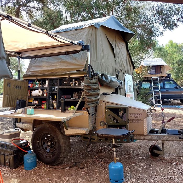 Atrelado Camper Trailer Conqueror reboque Sul africano 4x4 overland