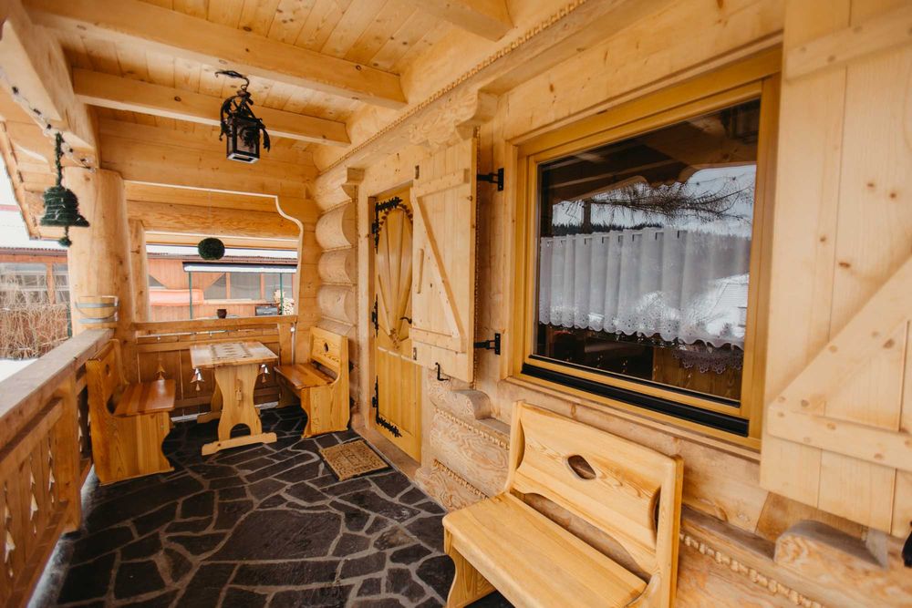Domek drewniany w górach wakacje ,ferie, noclegi  wczasy bilard sauna
