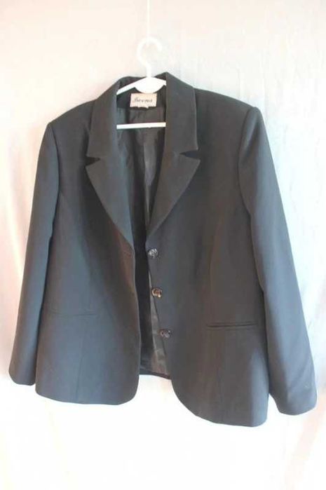 Czarna marynarka blezer żakiet klasyczna plus size