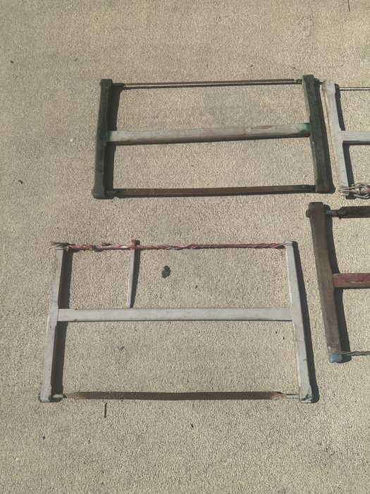 Serras de madeira antigas