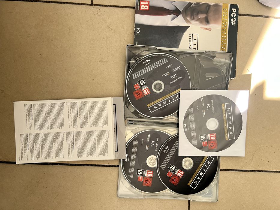 PC Dvd-rom Hitman Steelbook  edition