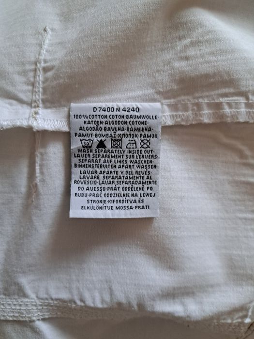 Kurtka katana biała a la jeans HPiT - S-ka