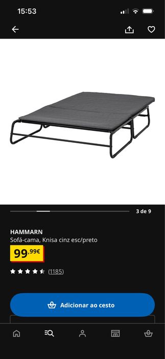Sofa cama Ikea Knisa