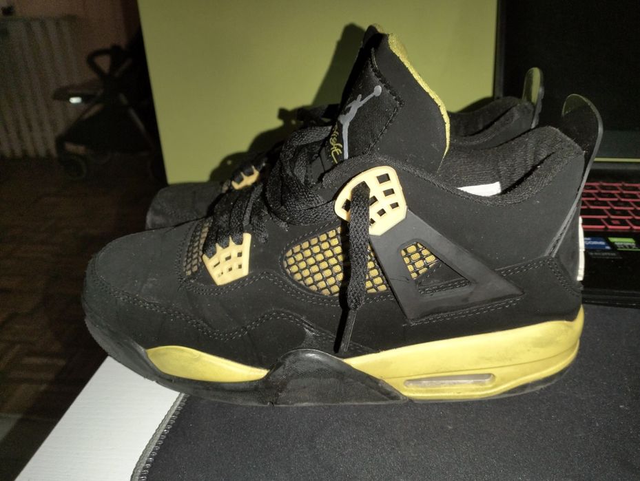 Buty jordany 4 yellow thunder