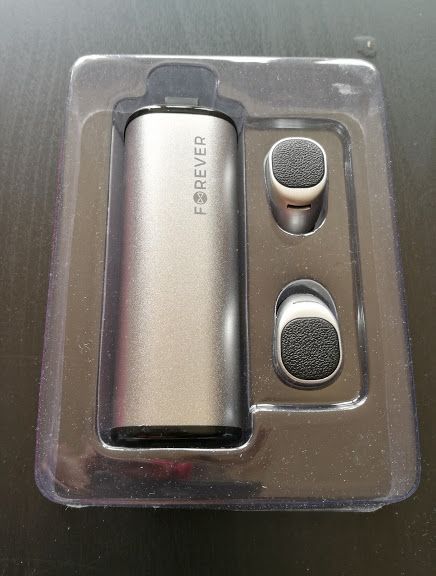 Słuchawki bezprzewodowe Forever TWE-200 srebrne