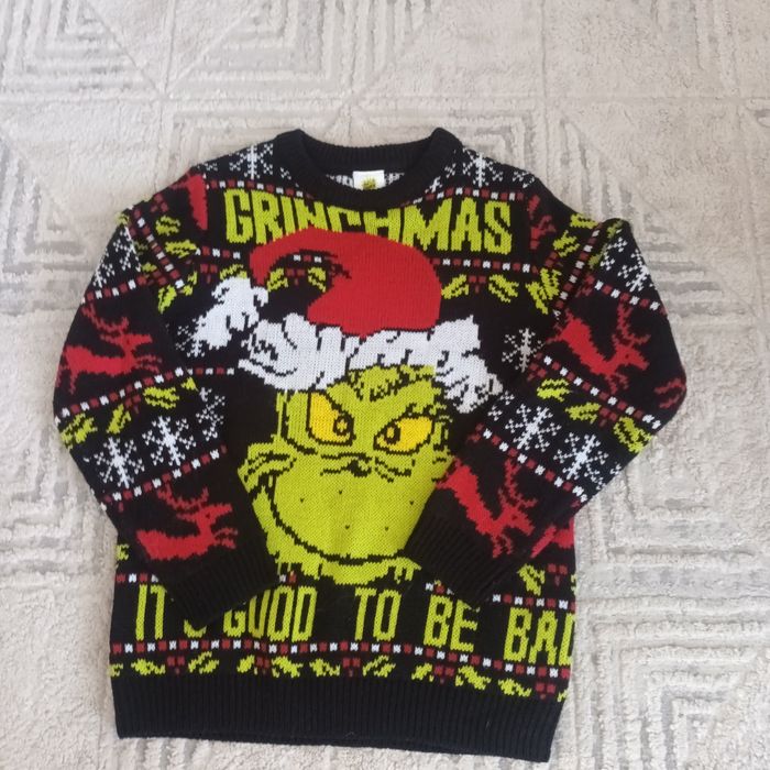 Sweter Świąteczny Grinch 140cm