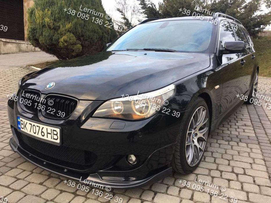 bmw e60 e61 мтех м пакет губа накладка переднего бампера бмв е60 е61
