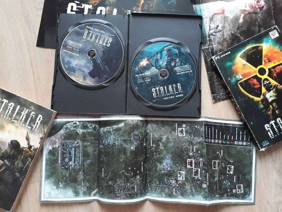 dvd диск с игрой сталкер stalker чистое небо продажа одним лотом