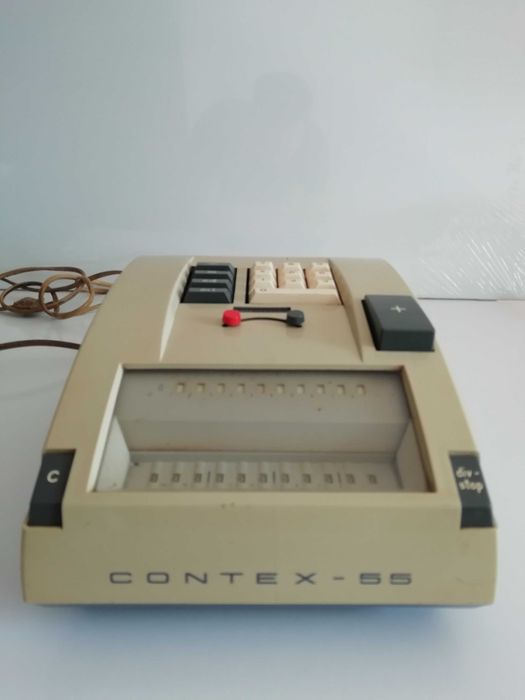 Antiga máquina de calcular elétrica Contex 55